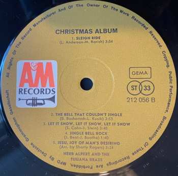 LP Herb Alpert & The Tijuana Brass: Christmas Album 651678