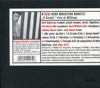 CD Herb Robertson Quintet: X-Cerpts - Live At Willisau 549154