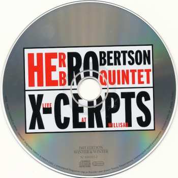 CD Herb Robertson Quintet: X-Cerpts - Live At Willisau 549154