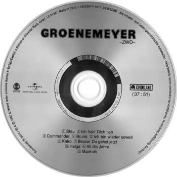 CD Herbert Grönemeyer: Zwo 555504