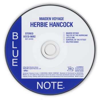 CD Herbie Hancock: Maiden Voyage = 処女航海 LTD 635545