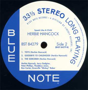 LP Herbie Hancock: Speak Like A Child 651290