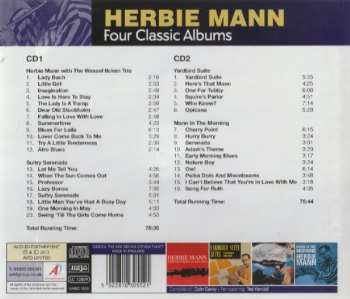 2CD Herbie Mann: Four Classic Albums: Herbie Mann With The Wessel Ilcken Trio / Sultry Serenade / Yardbird Suite / Mann In The Morning 639433