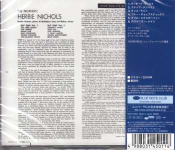 CD Herbie Nichols: The Prophetic Herbie Nichols Vol.1 LTD 613969