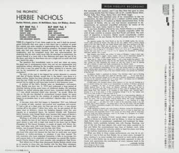 CD Herbie Nichols: The Prophetic Herbie Nichols Vol.1 LTD 613969