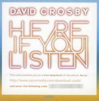 LP David Crosby: Here If You Listen 15914