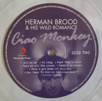 LP Herman Brood & His Wild Romance: Ciao Monkey LTD | NUM | CLR 7080