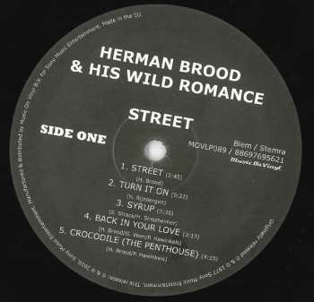 LP Herman Brood & His Wild Romance: Street 649230