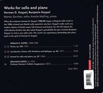 CD Herman D. Koppel: Works For Cello And Piano 560555