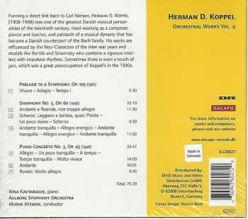 CD Herman D. Koppel: Orchestral Works Vol. 4 560499