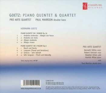 CD Hermann Goetz: Piano Quartet & Quintet 614712