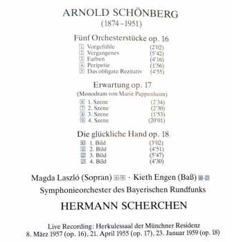 CD Arnold Schoenberg: Orchesterstücke / Erwartung / Die Glückliche Hand 267601