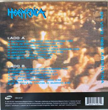 LP Hermética: En Vivo 1993 Argentina 615814