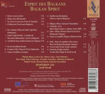 SACD Jordi Savall: Esprit Des Balkans 180867