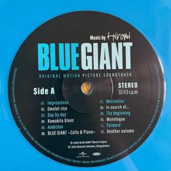 2LP Hiromi Uehara: Blue Giant - Original Motion Picture Soundtrack CLR | LTD 543812