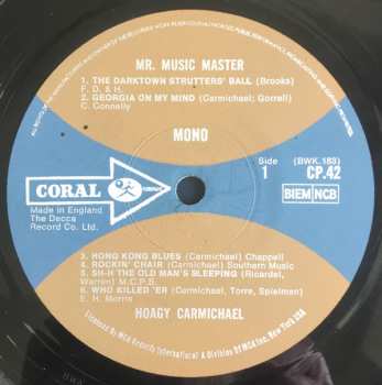 LP Hoagy Carmichael: Mr Music Master 566902