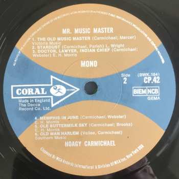 LP Hoagy Carmichael: Mr Music Master 566902