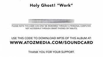 LP Holy Ghost!: Work 40769