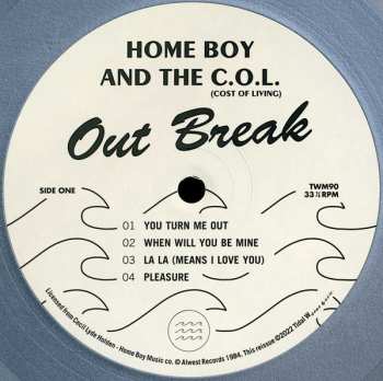 LP Home Boy And The C.O.L.: Out Break CLR | LTD 588280