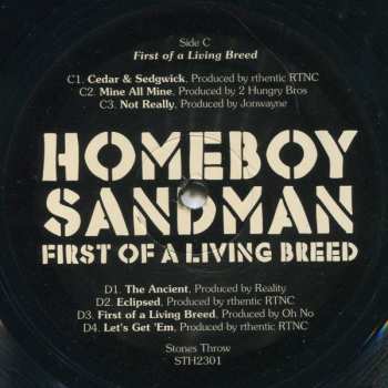 2LP Homeboy Sandman: First Of A Living Breed 81829