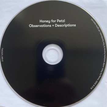 LP/CD Honey For Petzi: Observations + Descriptions 599764