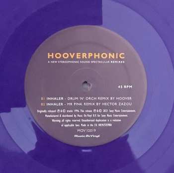 LP Hooverphonic: A New Stereophonic Sound Spectacular Remixes CLR | NUM 577129