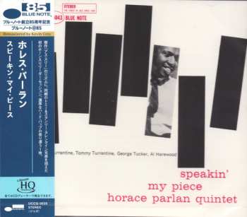 CD Horace Parlan Quintet: Speakin' My Piece LTD 613252