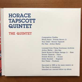 CD Horace Tapscott Quintet: The Quintet 609636