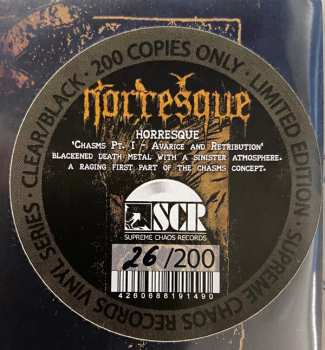 LP Horresque: Chasms Pt. I - Avarice And Retribution CLR | LTD 579633