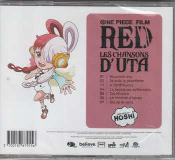 CD Hoshi: One Piece Film Red (Les Chansons D'Uta) DIGI 575913