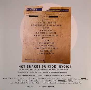 LP Hot Snakes: Suicide Invoice CLR 415620