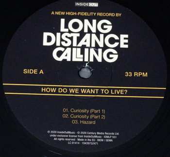 2LP/CD Long Distance Calling: How Do We Want To Live? 16643