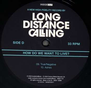 2LP/CD Long Distance Calling: How Do We Want To Live? 16643