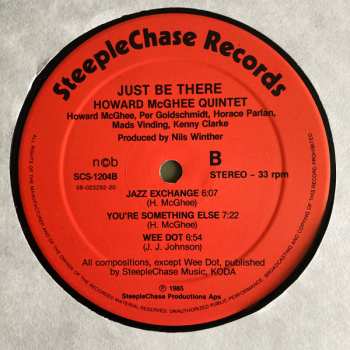 LP Howard McGhee Quintet: Just Be There 656933