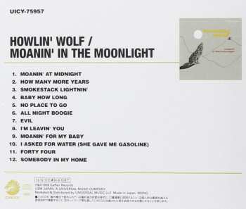 CD Howlin' Wolf: Moanin' In The Moonlight LTD 596782