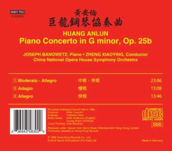 CD Huang Anlun: Piano Concerto In G Minor, Op. 25b 647705