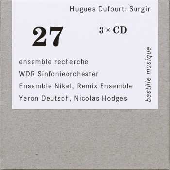 3CD Hugues Dufourt: Surgir  626507