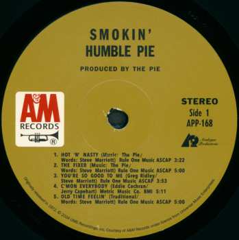 LP Humble Pie: Smokin' 642303