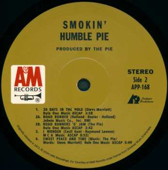 LP Humble Pie: Smokin' 642303