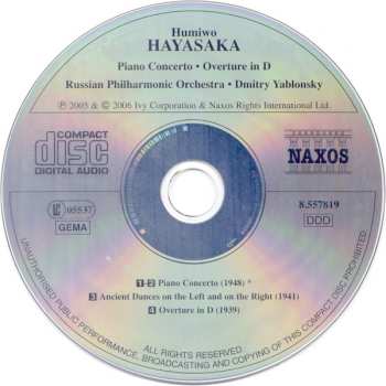 CD Russian State Symphony Orchestra: Piano Concerto • Ancient Dances On The Left And On The Right 591786