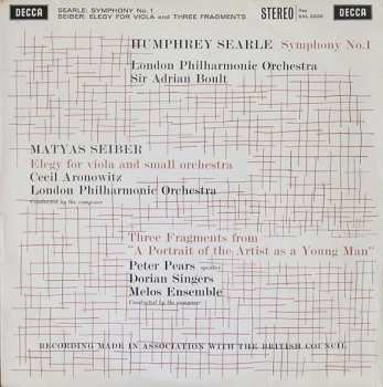 Album Humphrey Searle: Symphony No. 1 / Elegy For Viola And Small Orchestra / Three Fragments From "A Portrait Of The Artist As A Young Man"