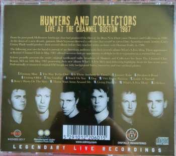 CD Hunters & Collectors: Live at the Channel Boston 1987 547311