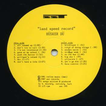 LP Hüsker Dü: Land Speed Record 650665