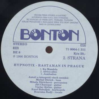 LP Hypnotix: Rastaman In Prague 42533