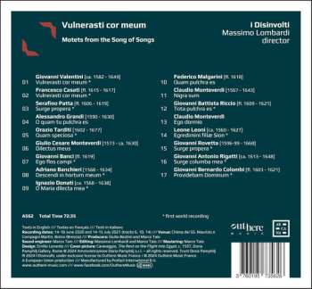 CD I Disinvolti: Vulnerasti Cor Meum – Motets From The Song Of Songs 617063