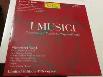 I Musici: Concerts And Follies In Pergolesi's Time