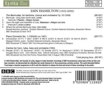 CD Iain Hamilton: The Bermudas, Piano Concerto No. 1 & Cantos 476997