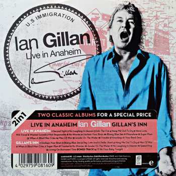 Album Ian Gillan: Live In Anaheim / Gillan's Inn