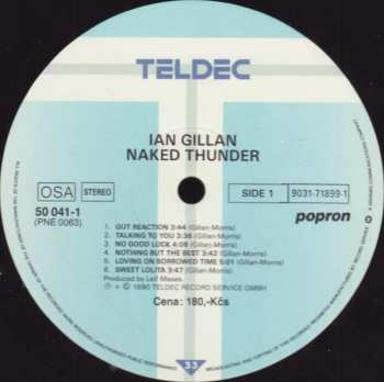 LP Ian Gillan: Naked Thunder 476812