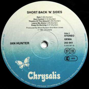 LP Ian Hunter: Short Back N' Sides 609847